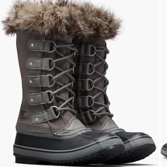 Sorel Joan of Arctic Women\'s Gray Waterproof Boots